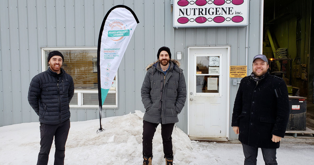 Économie circulaire en Nouvelle-Beauce : Des «déchets» de meunerie deviennent de la nourriture pour insectes